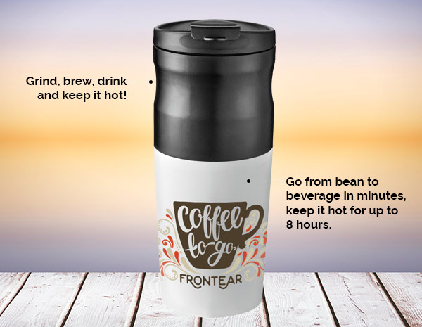 All in One Portable Electric Coffee Maker 14 oz