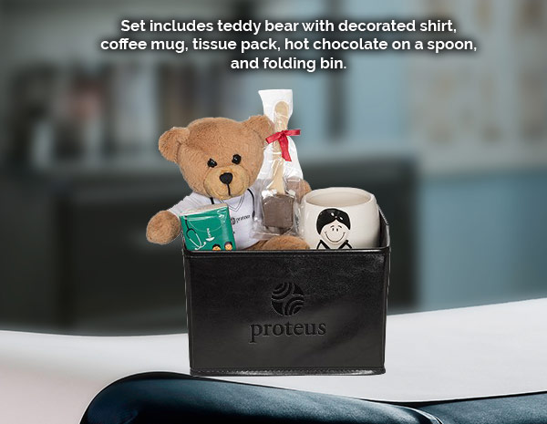Doctor & Nurse Mug and Tissue with Teddy Bear and Hot Cocoa Set
