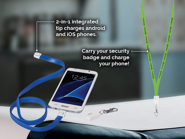 2 in 1 Charging Cable in Clip