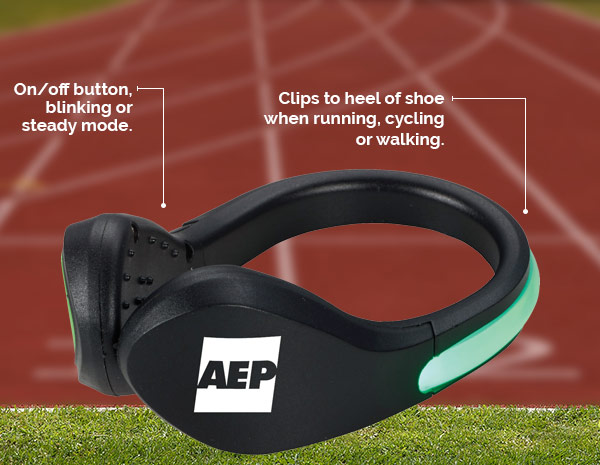 Safety LED Shoe Clip