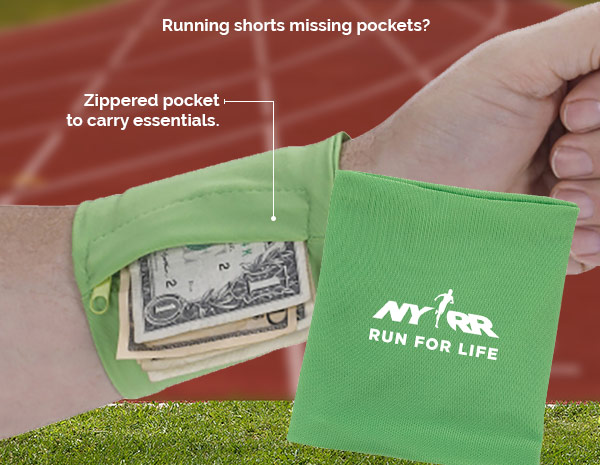 Stretch Wristband w/Pocket