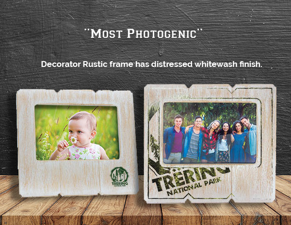 6" x 4" Distressed Wood Frame