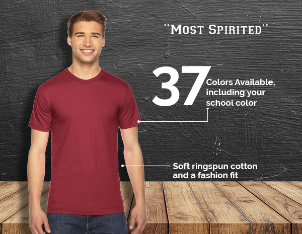 American Apparel Unisex Fine Jersey T-Shirt - Dark/Color