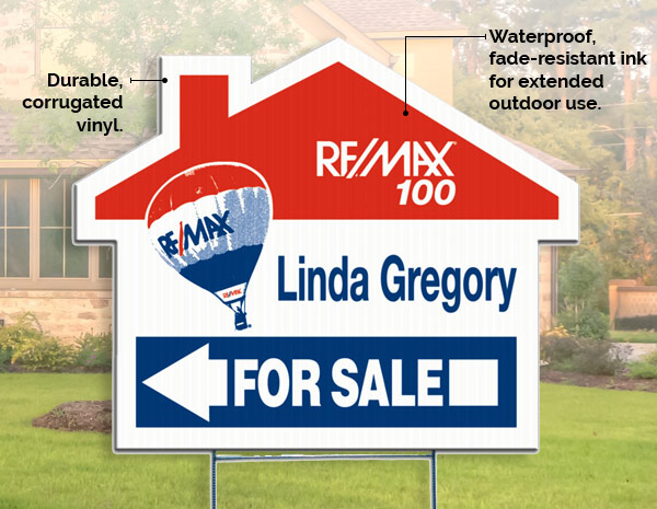 House Yard Sign 23-1/2" x 19"