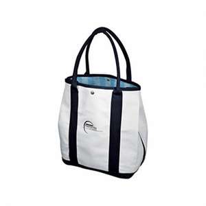 Custom Promotional Wide Stripe Cotton Tote
