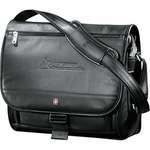 Business Messenger & Saddle Bags - Wenger Executive Leather Computer-Saddle Bag