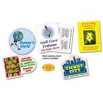 Promotional Products by Industry / Organization - Clear Vinyl Removable Decal - 18 to 28 Sq In (Static on Back)