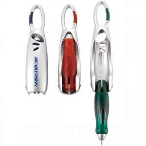 Custom Promotional Saturn Carabiner Pen