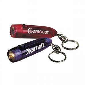 Custom Promotional Venus Pocket Flashlight with Keychain