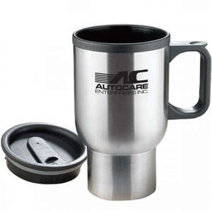 Custom Promotional Bishop Stainless Travel Mug - 16oz