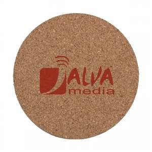 Queens Round Cork Coaster