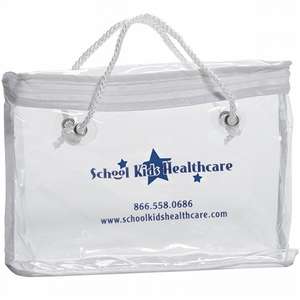 Cleo Vinyl Zippered Bag 