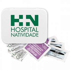Custom Promotional First Aid Kit In Metal Tin