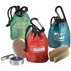 Custom Promotional Carabiner Bath & Body Kit