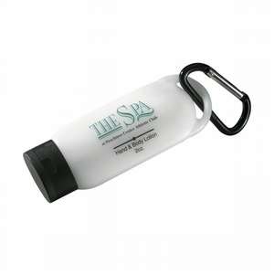 Custom Promotional Heaven Carabiner Lotion Bottle - 2oz