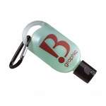 Personalized Hand Sanitizer - Baltic Anti-bacterial Hand Gel Carabiner Bottle - 0.5oz
