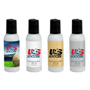 Custom Promotional Sunrise Sunscreen - SPF30  w/ 4 Color - 2oz