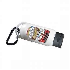 Holiday Carabiner SPF15 Sunscreen Bottle - 2 oz., Full Color Imprint