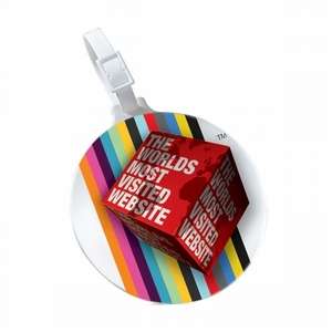 Custom Promotional Newark Golf Tag - Full Color Imprint