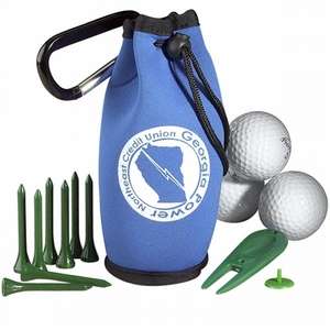 Golf Kit In Carabiner Bag 