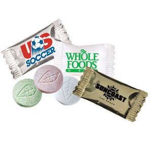 Custom Promotional Nebula Jumbo Spearmint Mints