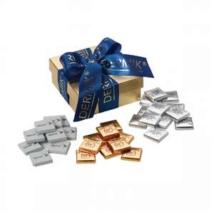 Custom Promotional Chest Gift Box with Chocolate Squares