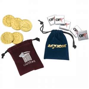 Custom Promotional Lancelot Velour Pouch with Chocolate Coins