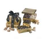 Imprinted Food Gift Bags, Baskets & Boxes - Sentiment Gift Boxes with Gourmet Fills