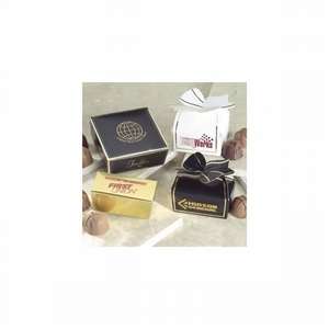 Custom Promotional Viola Truffles in Ballotin Box