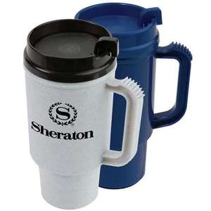 Custom Promotional Auto Mate Insulated Travel Mug With Thumb Slide - 14 oz.