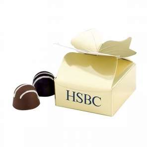 Custom Promotional Seduction Bow Box with Truffles