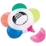 Promotional Highlighters - Five Color Daisy Highlighter