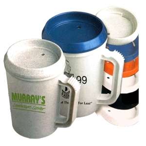 Custom Promotional Thermo Insulated Travel Mug With Drink Thru Lid - 22 oz.