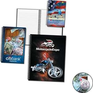 Custom Promotional 3-D Journal - 5-1/8" x 8-1/8", 100 Sheets