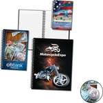 Custom Promotional Products - 3-D Journal - 5-1/8" x 8-1/8", 100 Sheets