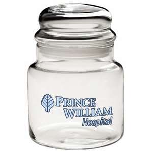 Custom Promotional 16 oz. Candy Jar with Dome Lid