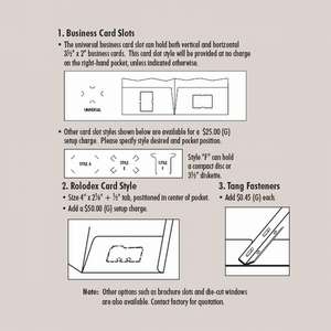 Economy Gloss Finish Presentation Folder - 2 Color
