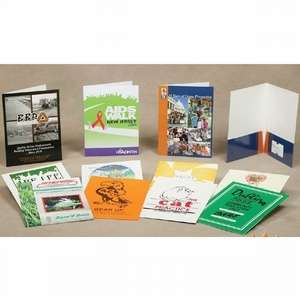 Economy Gloss Finish Presentation Folder - 1 Color