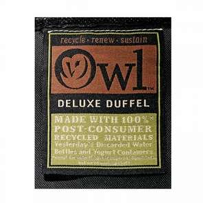 Eco Recycled Owl Deluxe Padfolio