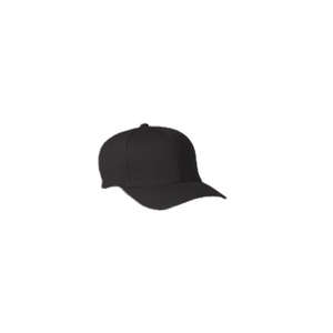 Yupoong Flexfit Youth Wooly Combed Twill Cap - Dark/All Black