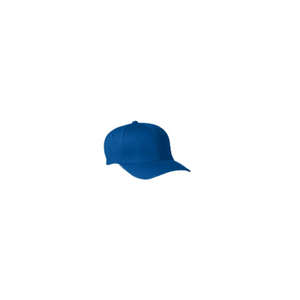 Yupoong Flexfit Youth Wooly Combed Twill Cap - Dark/All Blue, Royal