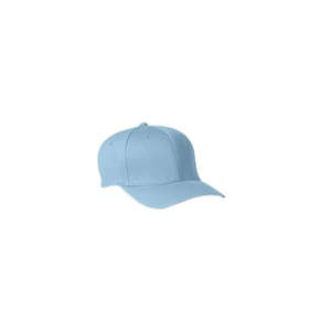 Yupoong Flexfit Youth Wooly Combed Twill Cap - Dark/All Blue, Carolina