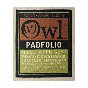 Eco Recycled Owl Journal
