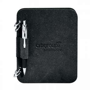 Recycled Leather Ring Journal 
