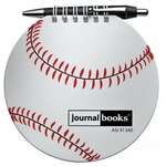 Imprinted Sports Promotion - Baseball SportsPad Journal Book - 5" x 5", 60 Sheets