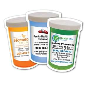 Custom Promotional Pill Bottle Magnet