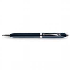 Cross Townsend Quartz Blue Lacquer Ball-Point Pen 