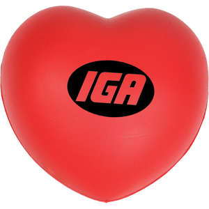 Custom Promotional Heart Stress Ball II