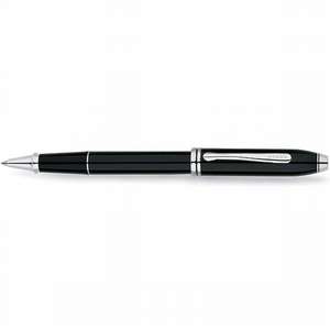 Cross Townsend Black Lacquer/Rhodium Plated Selectip Rolling Ball Pen