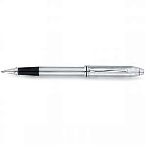 Cross Townsend Lustrous Chrome Selectip Rolling Ball Pen 
